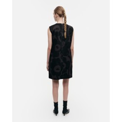 - Marimekko Siluetti Unikko cotton satin dress 999