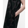 - Marimekko Siluetti Unikko cotton satin dress 999