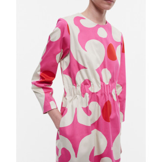 - Marimekko EPUISE - Robe satin de coton Temppeli Keidas 133