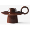 Momento Candleholder – Red-Brown