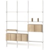 Pira storage F-C_B 212_205 - white and white oak - String Furniture