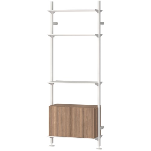 Pira storage (W_B 212_204) – white / walnut – String Furniture