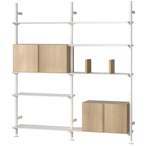 Pira storage (W_A 212_205) – white / white oak – String Furniture