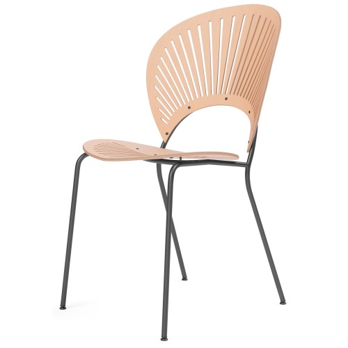 beech lacquered / black - Trinidad chair 3398 - Fredericia