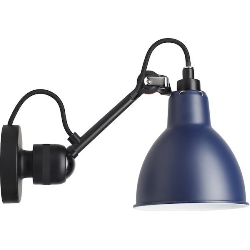 black / round blue - Gras 304 - wall lamp - DCW éditions