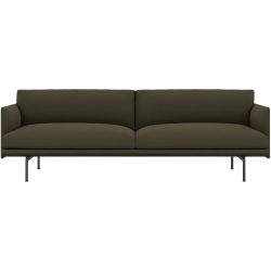 Outline 3-seater sofa – Divina 984 fabric - Muuto