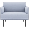 Fauteuil Outline – tissu Vidar 723 - Muuto