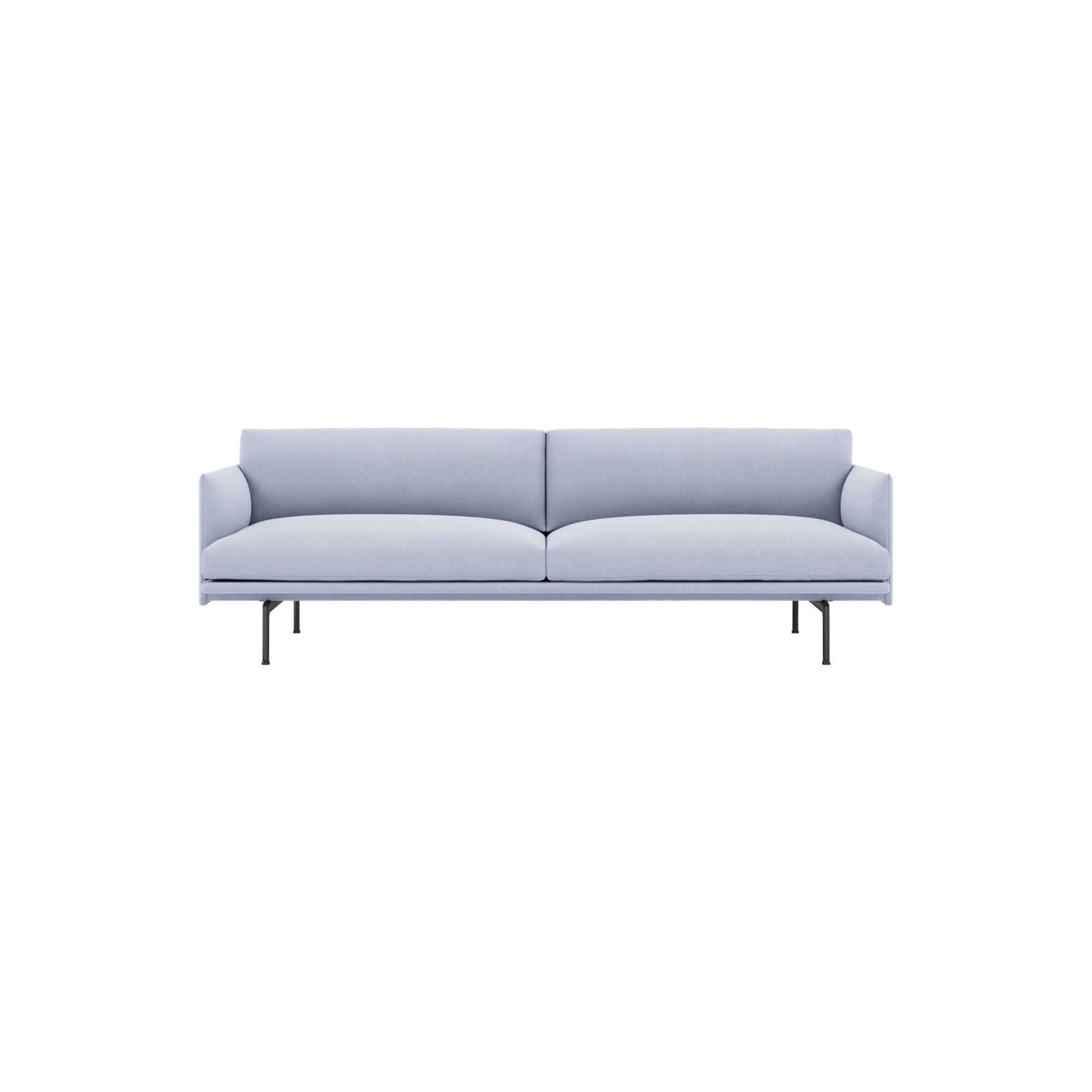 Outline 3-seater sofa – Vidar 723 fabric - Muuto