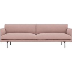 Canapé Outline 3 places – tissu Fiord 551 - Muuto