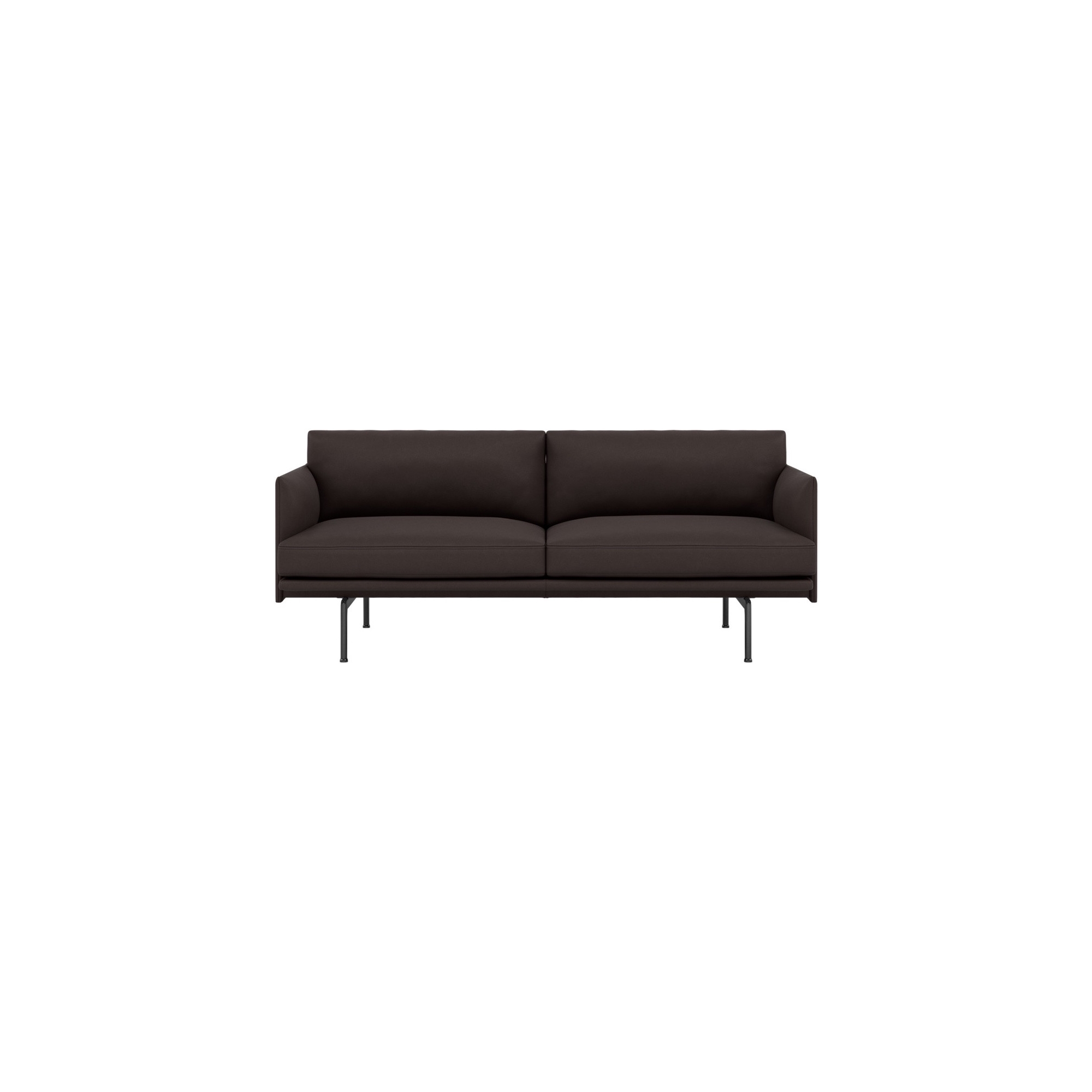 Outline 2-seater sofa – Easy Root leather - Muuto