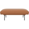 Pouf Outline – cuir Easy Cognac - Muuto