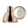 black / round copper, white inside - Gras 304 L 40 - wall lamp - DCW éditions