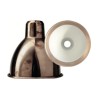 black / round raw copper, white inside - Gras 304 L 40 - wall lamp - DCW éditions