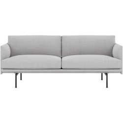 Outline 2-seater sofa – Remix 123 fabric - Muuto