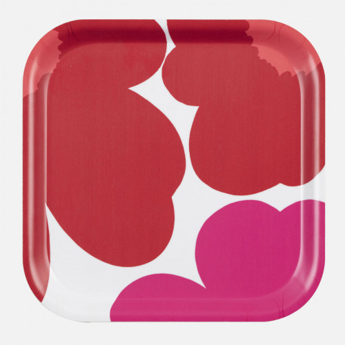 Unikko 60 Anniversary 132 tray 20x20cm - Marimekko