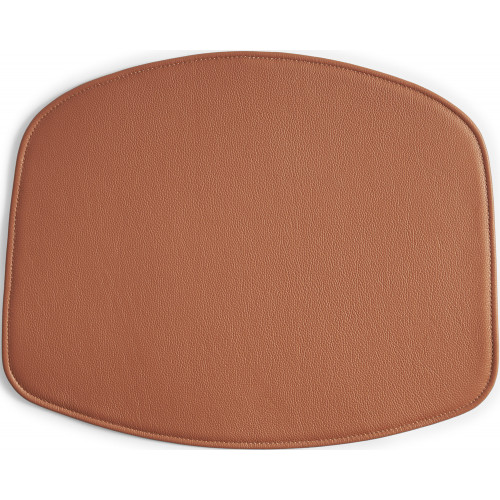 Galette d'assise pour AAC sans accoudoir – cuir Scozia Cognac - HAY