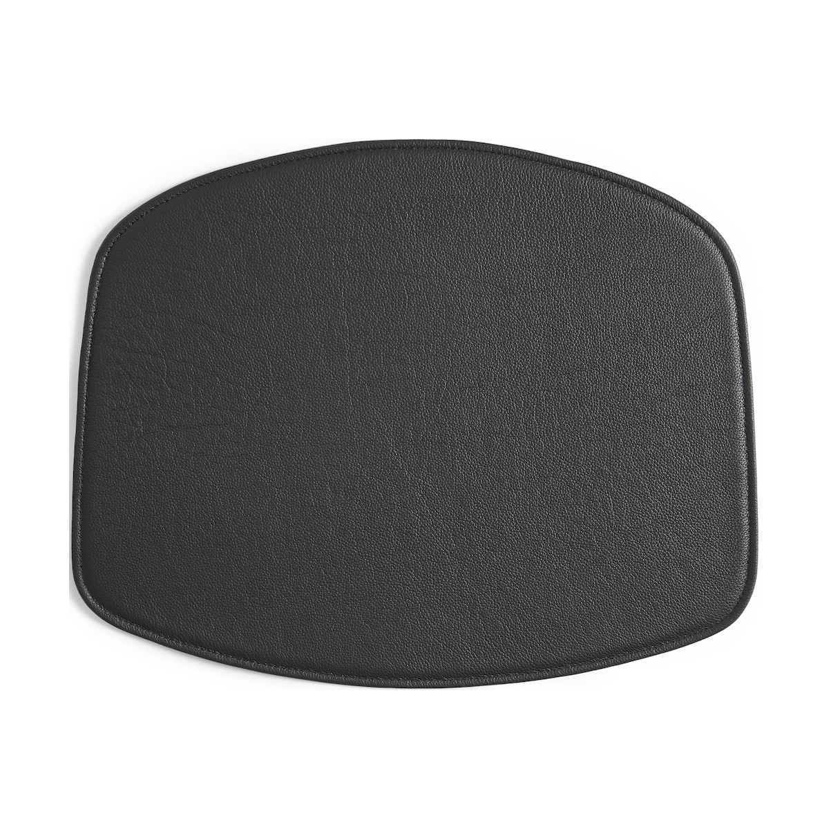 Galette d'assise pour AAC sans accoudoir – cuir Scozia Noir - HAY