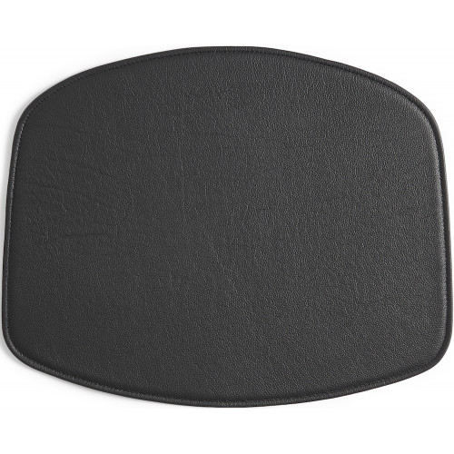 Seat cushion for AAC without armrest – Scozia Black leather - HAY