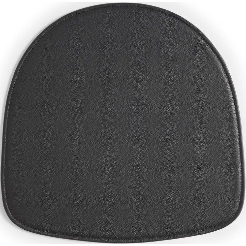 Galette d'assise pour AAC avec accoudoirs – cuir Scozia Noir - HAY