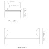 Turn 2-seater sofa - Ferm Living