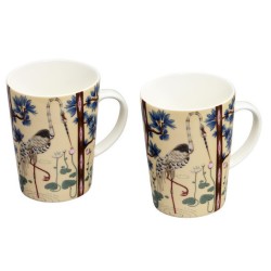 2x 40 cl - 2 mugs Taika - 15 year anniversary gift box - Linen - Iittala