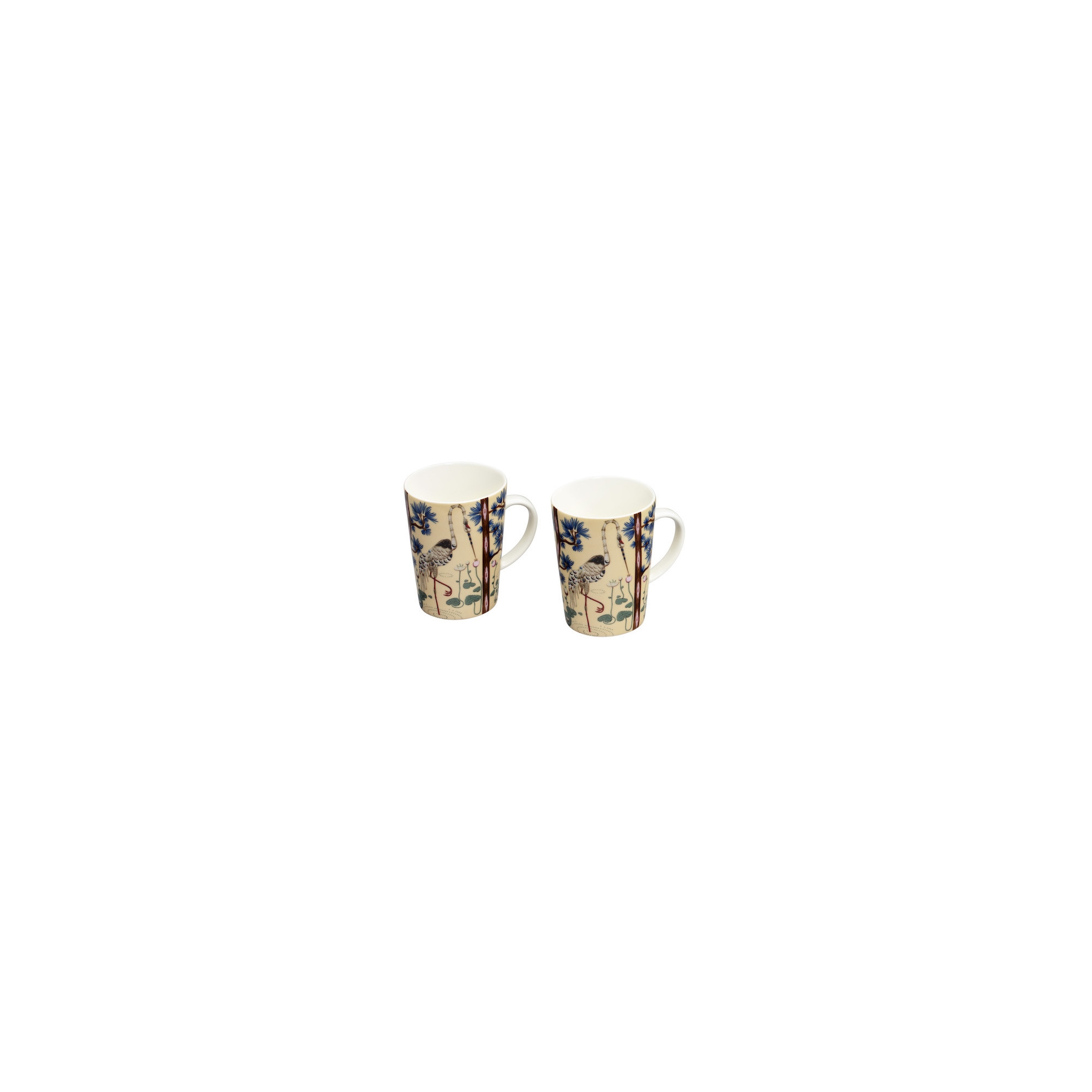 2x 40 cl - 2 mugs Taika - coffret 15ème anniversaire - Lin - Iittala