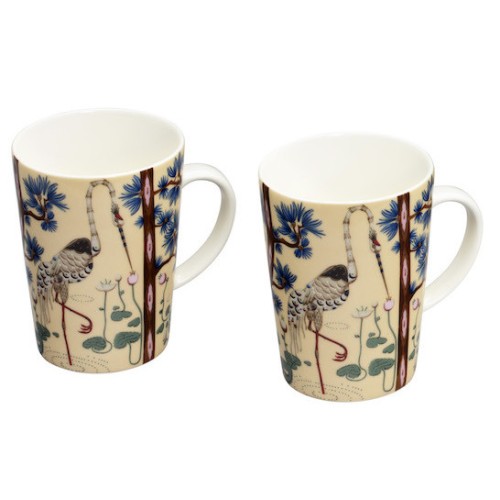 2x 40 cl - 2 mugs Taika - coffret 15ème anniversaire - Lin - Iittala