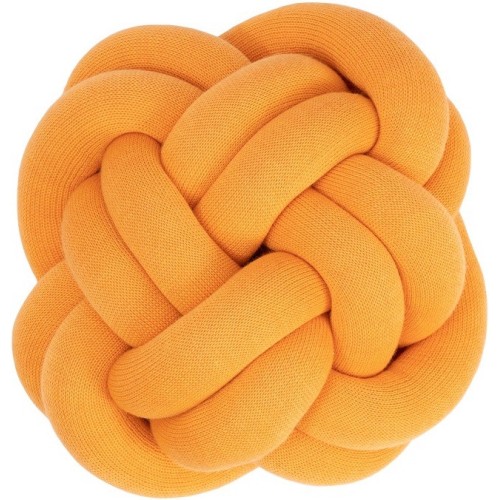 Coussin Knot – Ø25,5 x H19,5 cm – Abricot