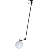 black / glass ball Ø250 - Gras 302 L - ceiling lamp - DCW éditions