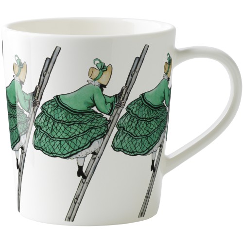 Elsa Beskow Mug with Handle – 40cl – Aunt Green - Design House Stockholm