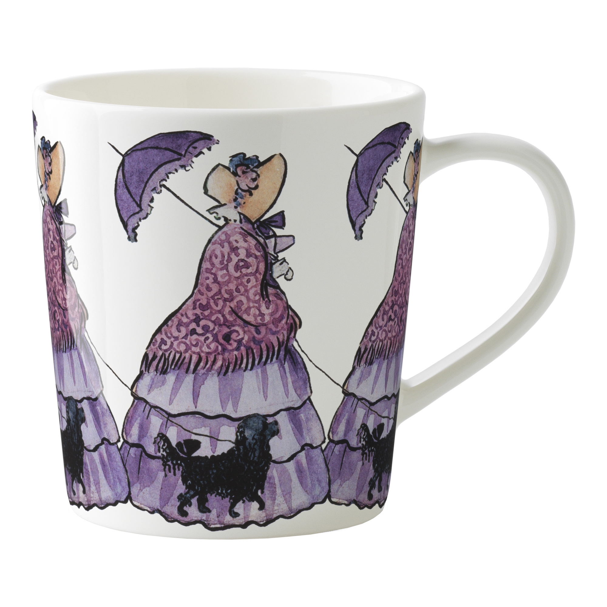 Elsa Beskow Mug with Handle – 40cl – Aunt Lavender - Design House Stockholm