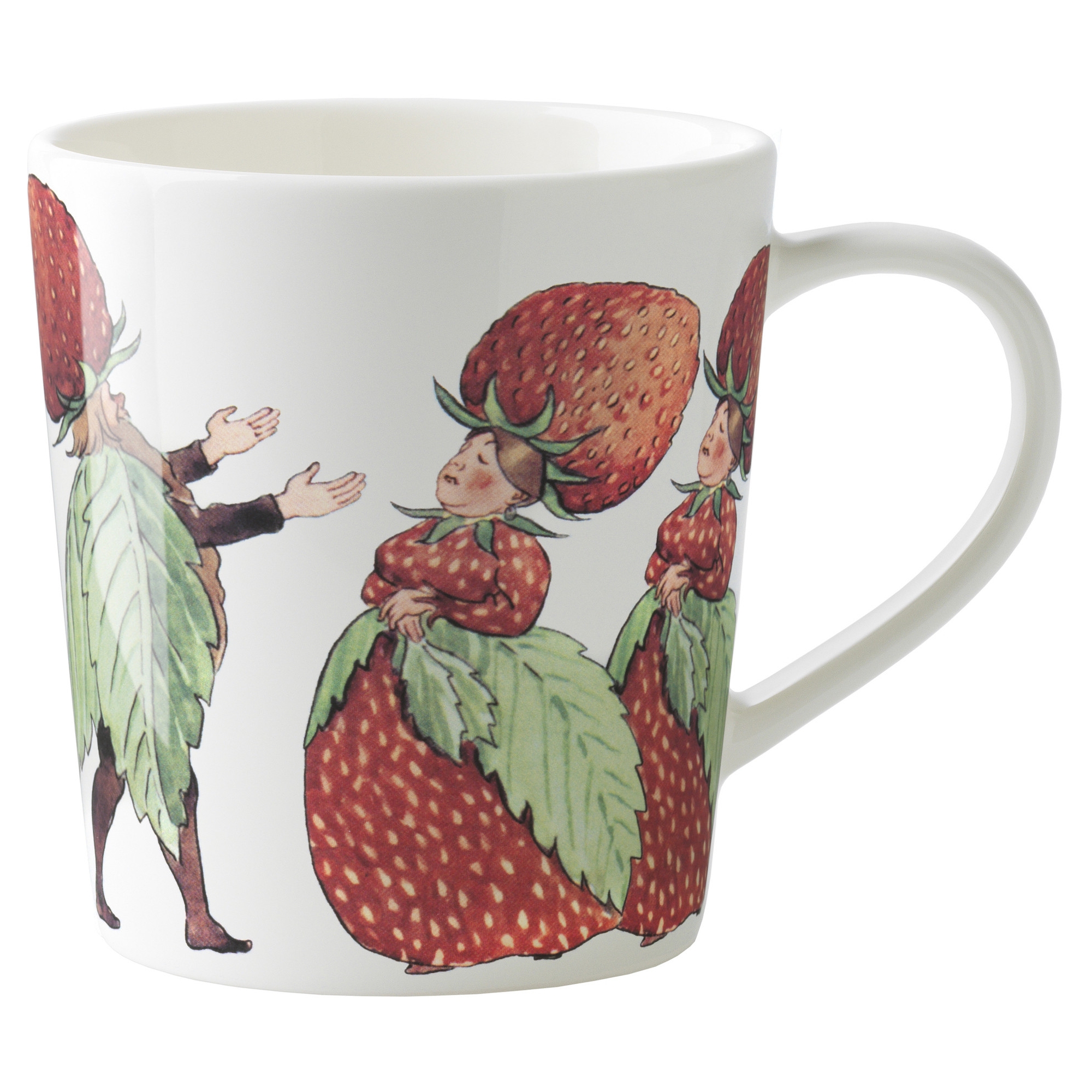 Elsa Beskow Mug with Handle – 40cl – The Strawberry Familly - Design House Stockholm