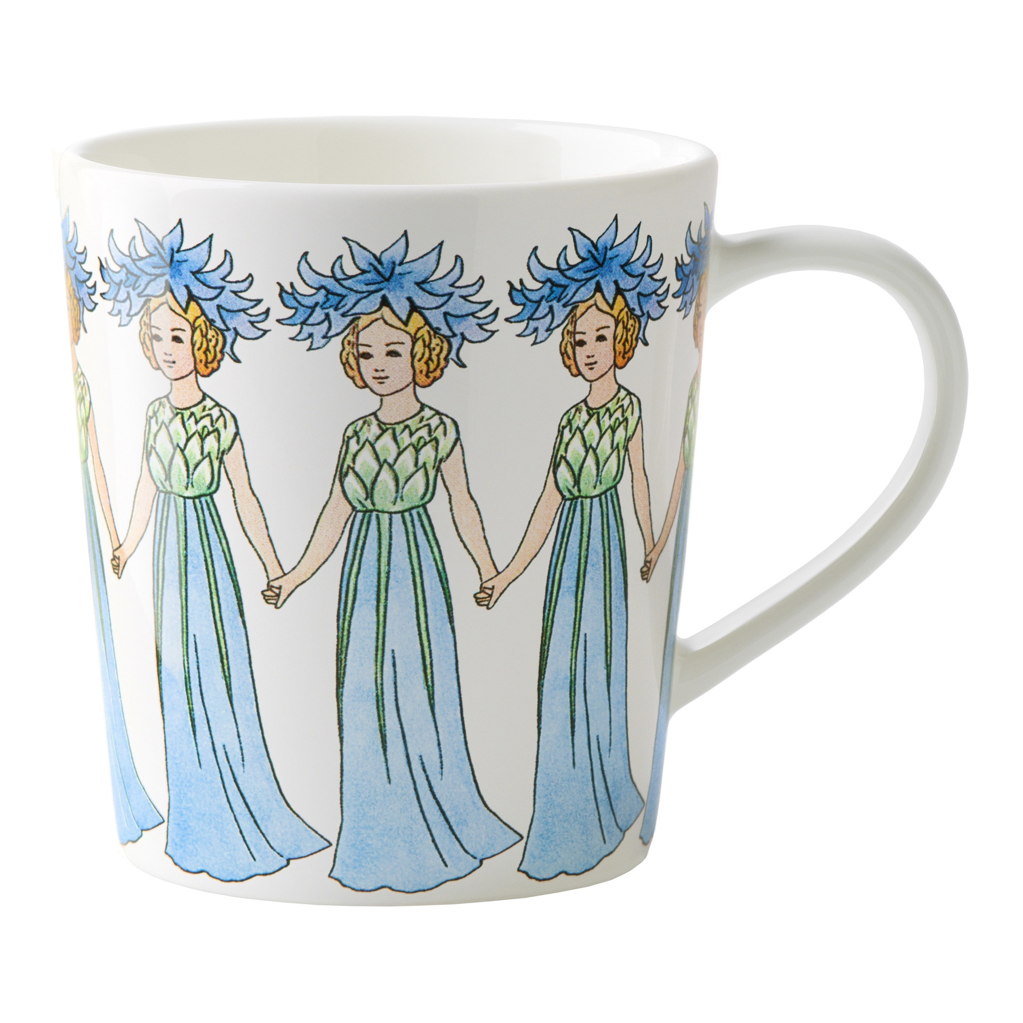 Elsa Beskow Mug with Handle – 40cl – Cornflower - Design House Stockholm