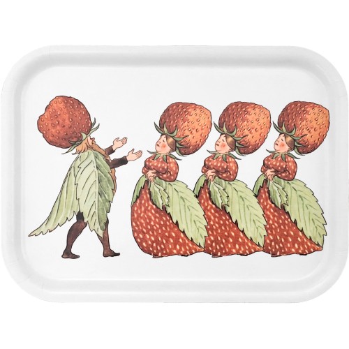 Elsa Beskow Tray – 20 x 27 cm – The Strawberry Familly - Design House Stockholm