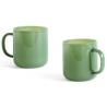 300 ml set of 2 mug jade green – Borosilicate - HAY