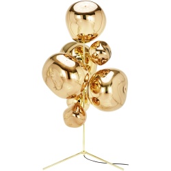 Melt Floor lamp – Chandelier – Gold - Tom Dixon