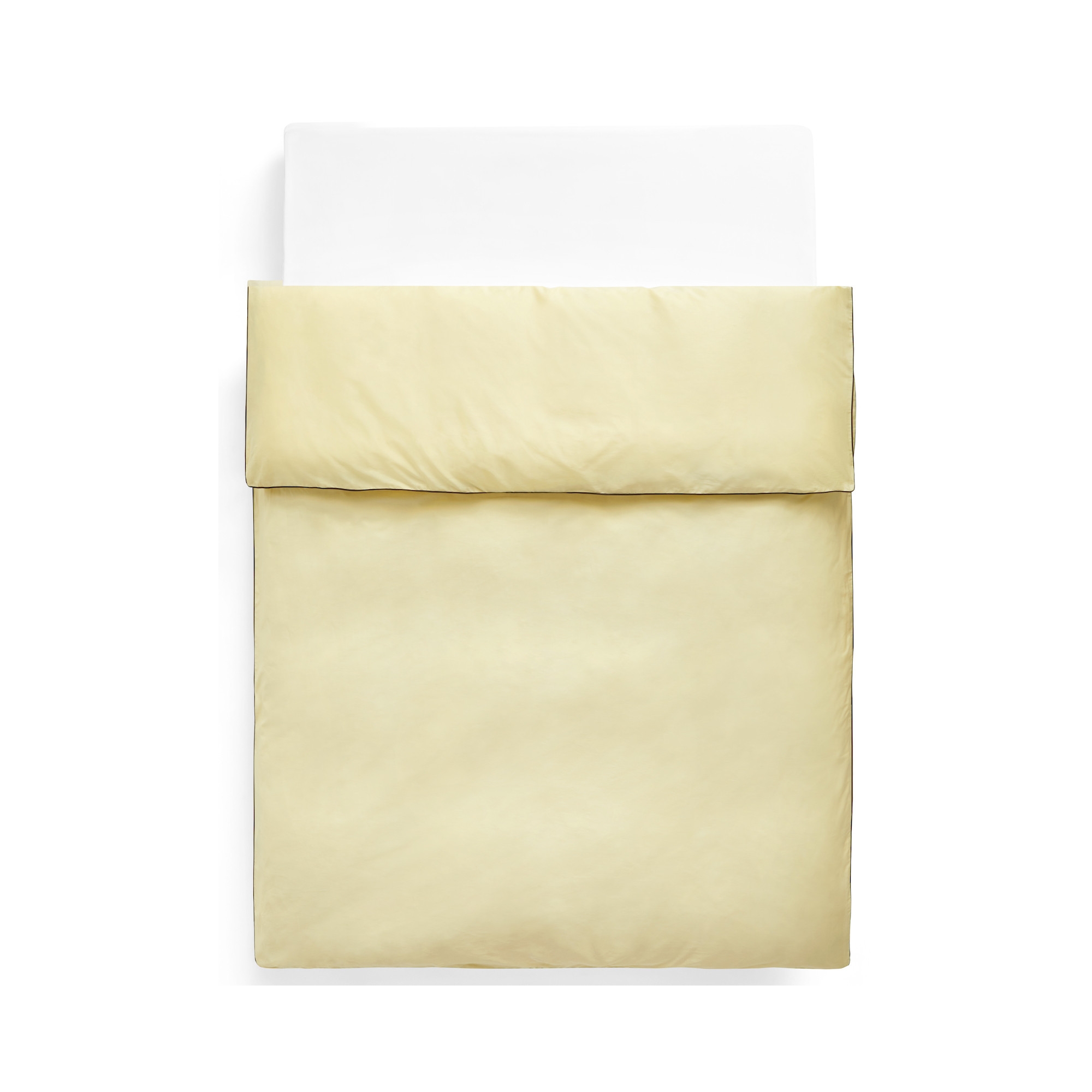 Outline duvet cover 150x210cm – soft yellow – Hay