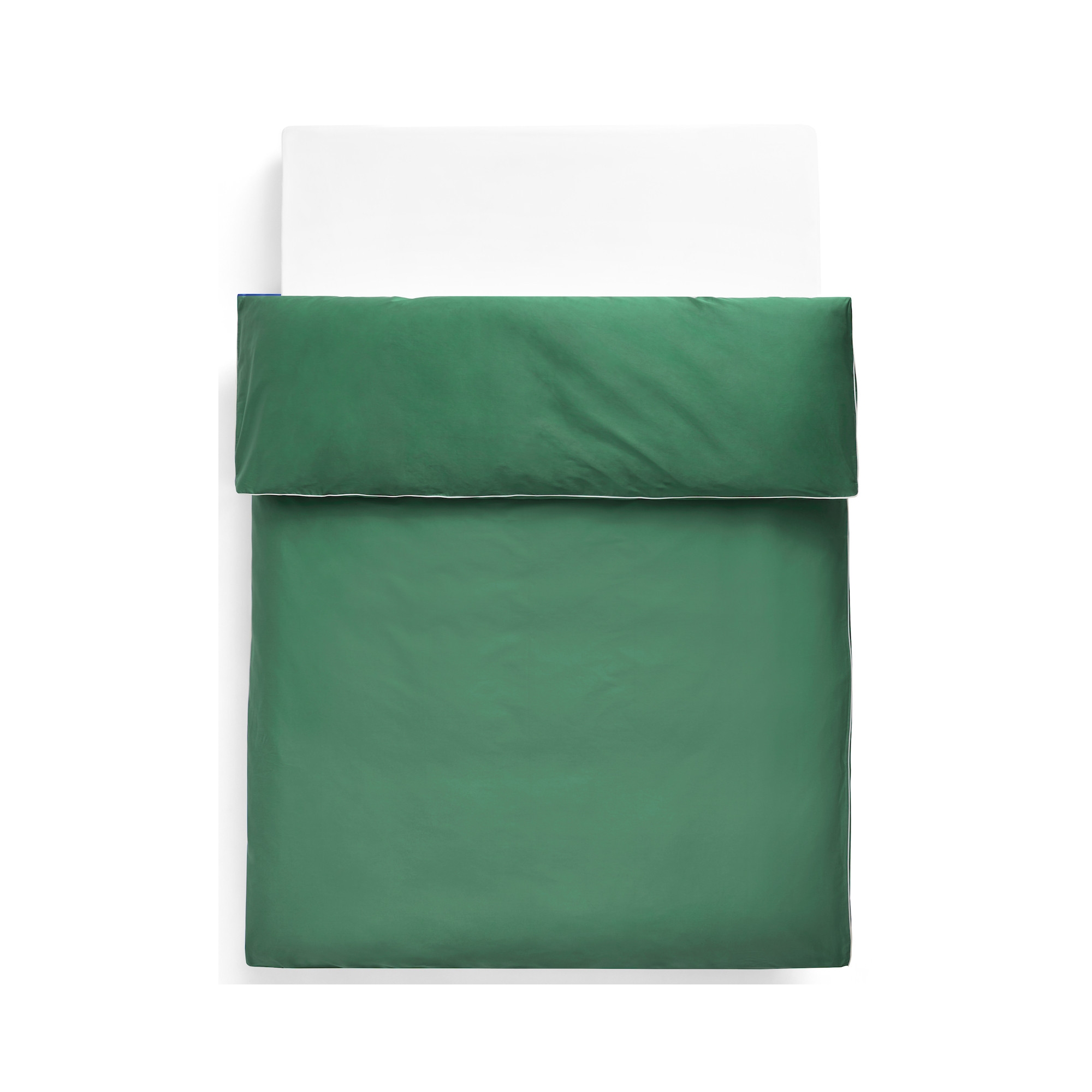 Outline duvet cover 140x200cm – emerald green – Hay