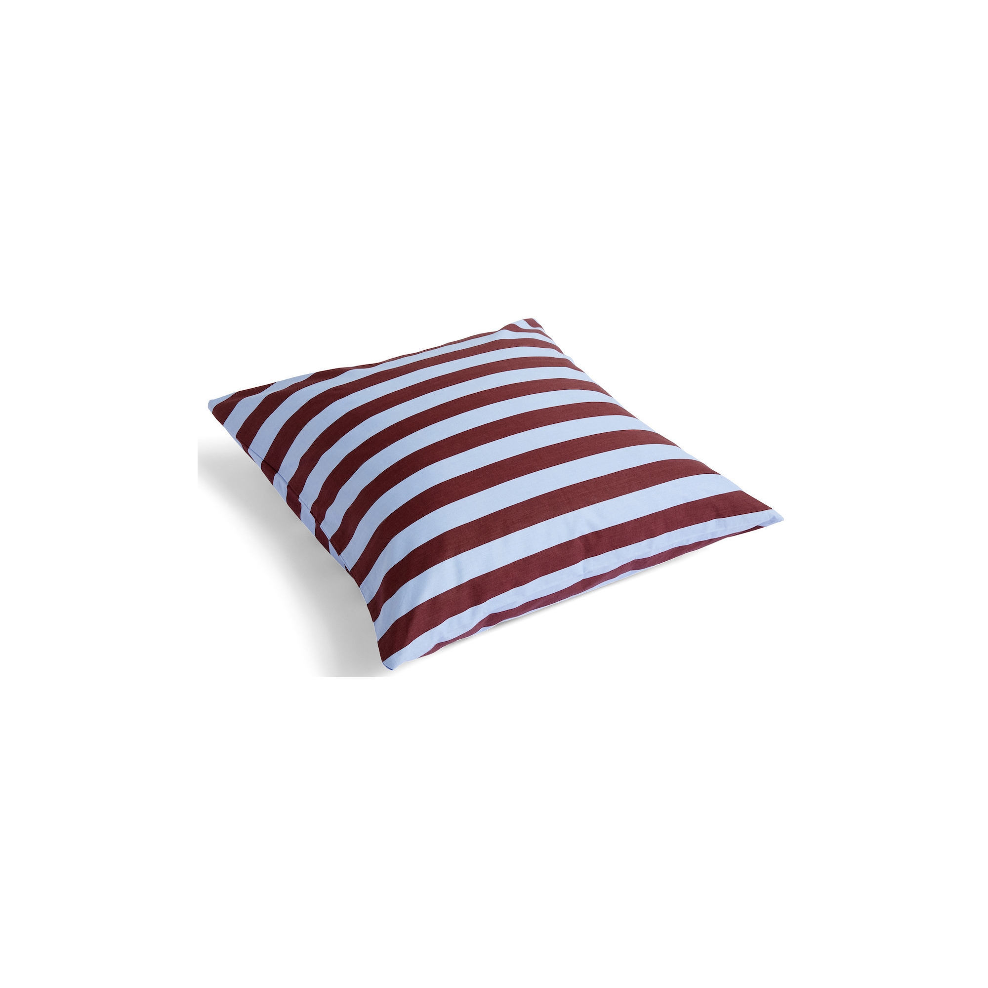 housse de coussin Été 65x65cm – bordeaux et bleu ciel – Hay