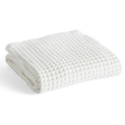 EPUISE - Serviette de bain WAFFLE - Blanc 70 x 140 cm - HAY