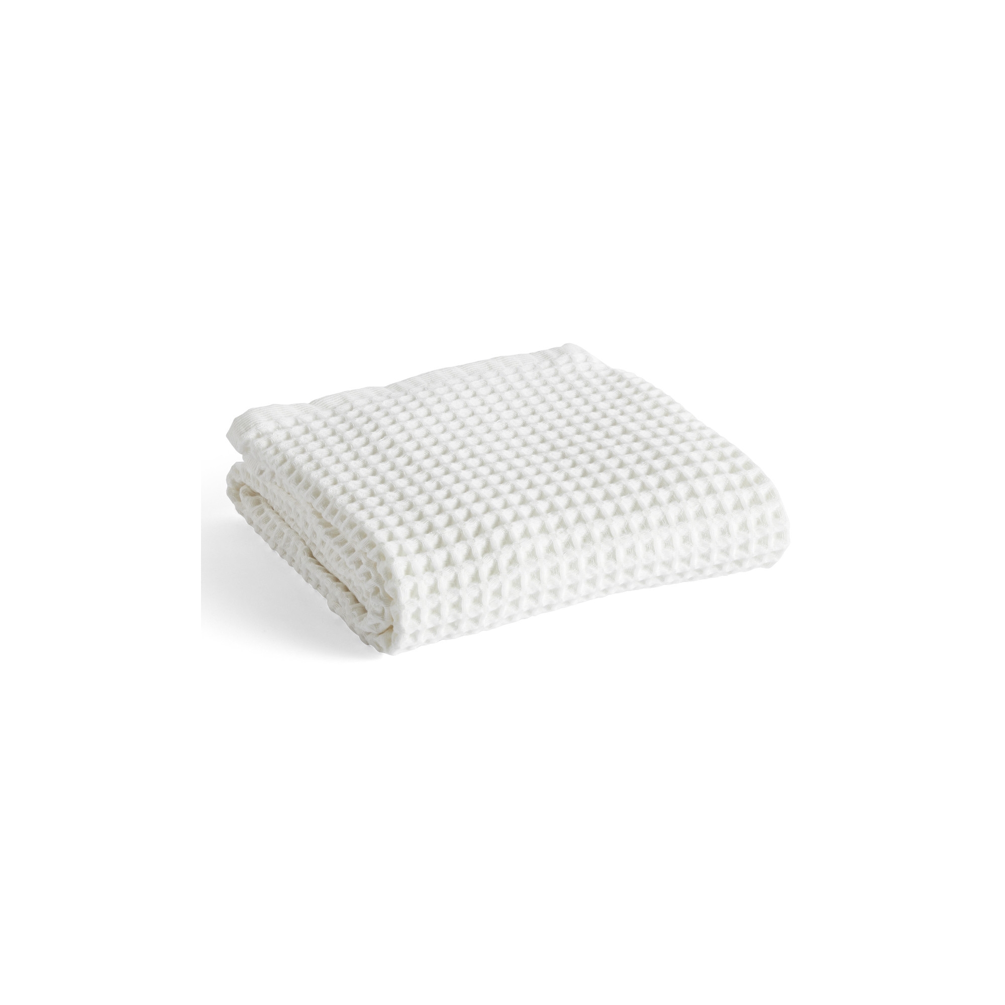 EPUISE - Serviette de bain WAFFLE - Blanc 70 x 140 cm - HAY