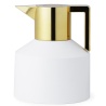 White / gold - Geo vacuum jug 1L - Normann Copenhagen