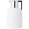 White / silver - Geo vacuum jug 1,5 L - Normann Copenhagen