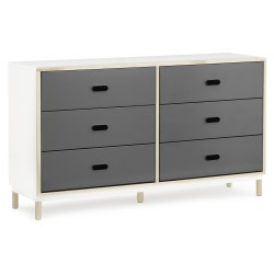 Grey - Kabino dresser with 6 drawers - Normann Copenhagen