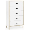 White - Kabino dresser with 5 drawers - Normann Copenhagen