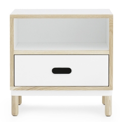 White - Kabino bedside table - Normann Copenhagen