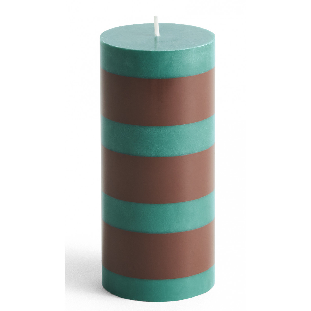 bougie Column petite - vert et marron - HAY