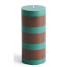 bougie Column petite - vert et marron - HAY