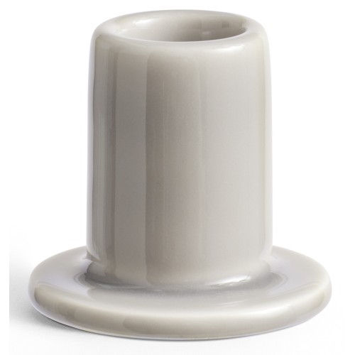 Tube candleholder small - light grey - HAY