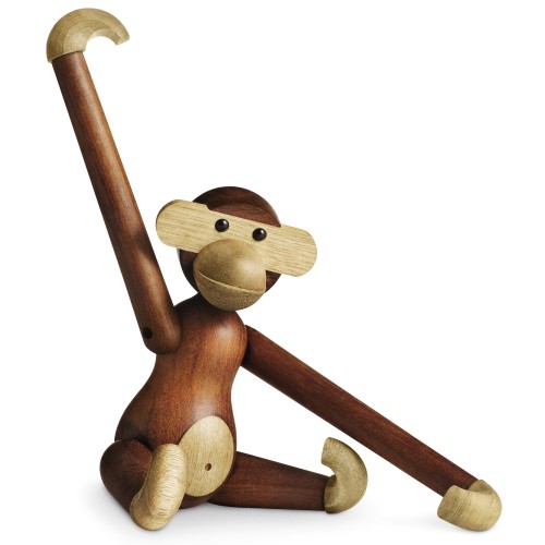 Small - H20cm - teak - monkey - Kay Bojesen